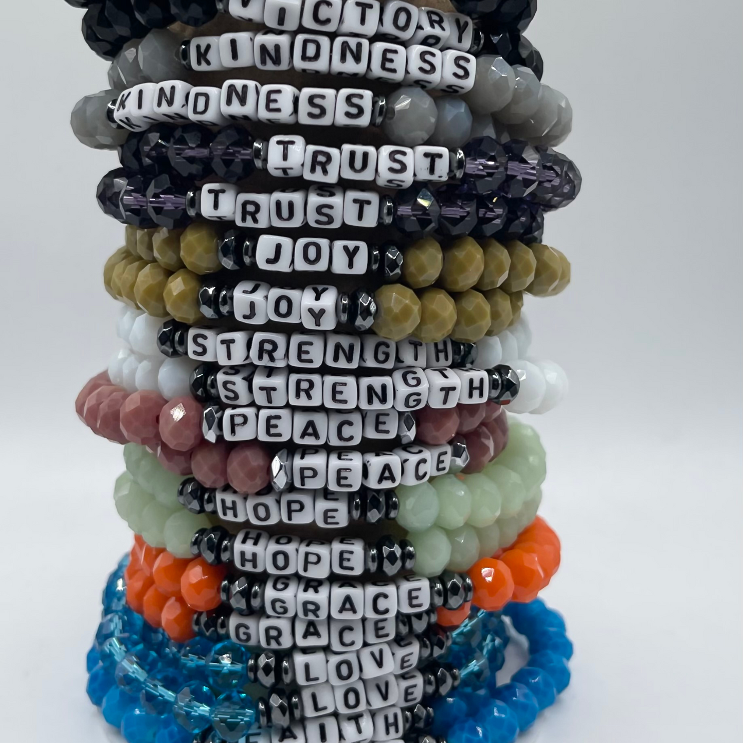 Word Affirmation Braclets